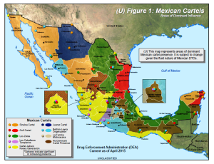 cartel map of mexico oct 2015