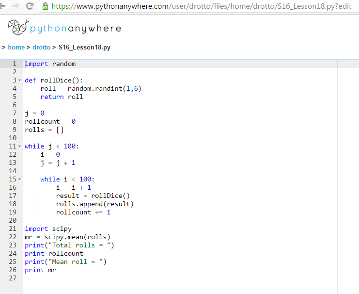 Python Code For Monte Carlo Simulation